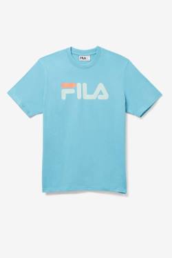 Blue Men's Fila Eagle Tee T Shirts | Fila027GB