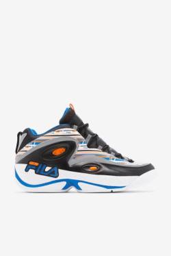 White / Orange / Blue Men's Fila Grant Hill 3 Sneakers | Fila576UD